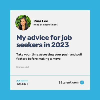 Rina Lee Blog   Advice For Job Seekers
